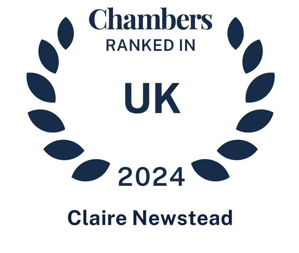 Chambers Top Ranked 2024 - Claire Newstead